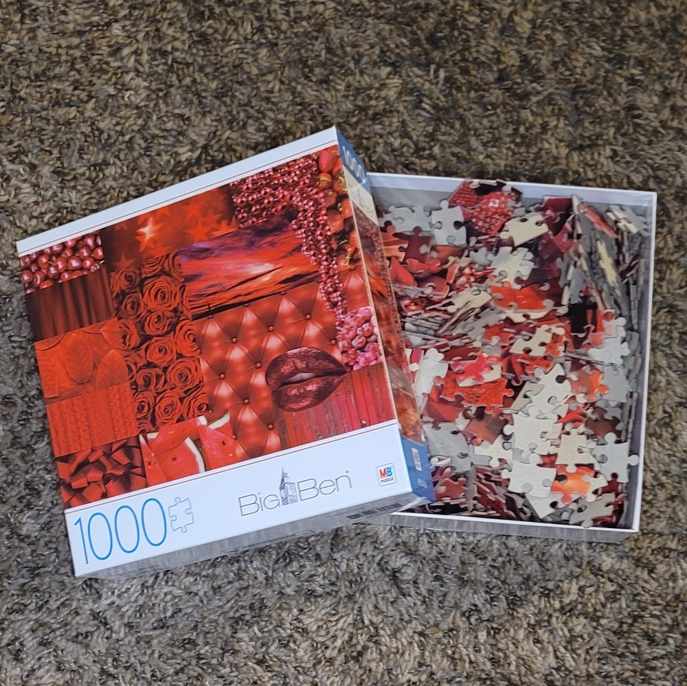 🧩 Puzzle 🧩 Red Big Ben 1000 Piece